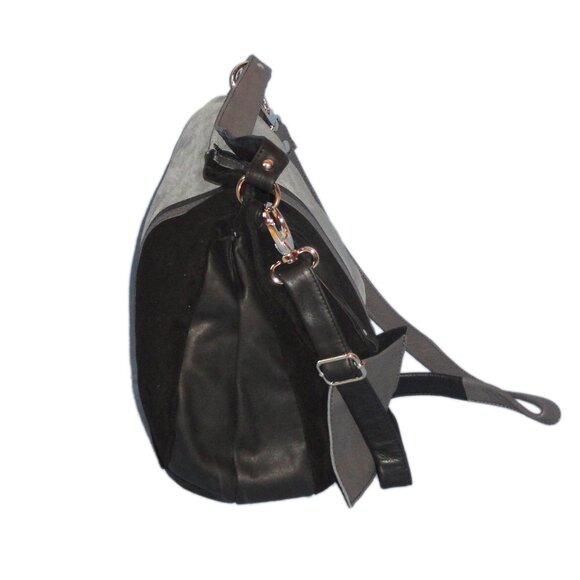 Bruno Rossi Suede Leather Handbag/Shoulder Bag - Picture 2 of 4